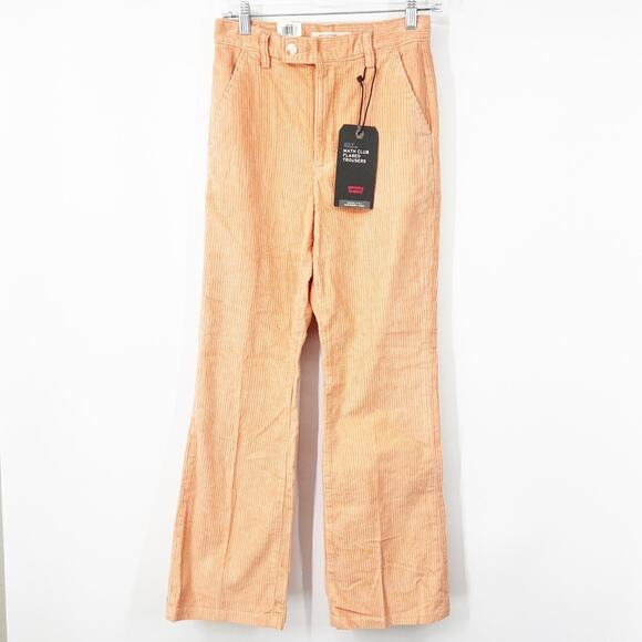 Levi’s Math Club Flare Corduroy Pants High Rise NWT - Picture 1 of 11